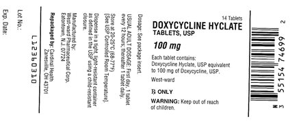 Doxycycline Hyclate Label