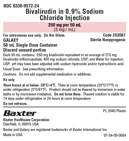 Bivalirudin Representative Container Label 0338-9572-24