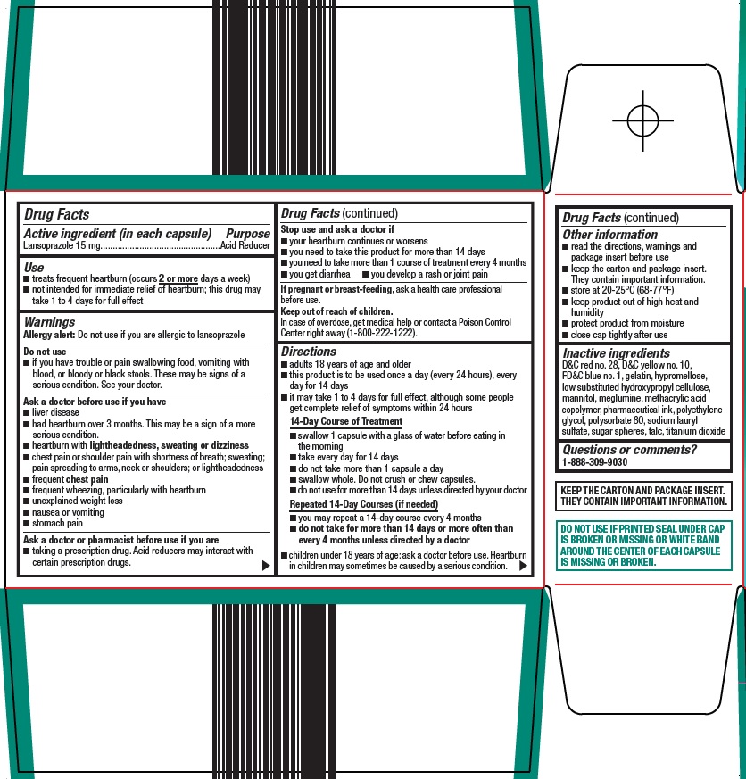 Lansoprazole Delayed-Release Capsules, 15 mg Carton Image 2