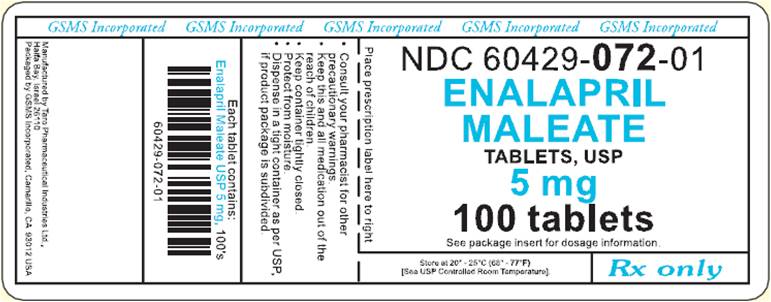 Label Graphic - 5 mg 100s