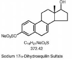 sodium 17α-dihydroequilin sulfate structural formula