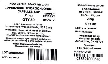 Loperamide HCl Carton Label