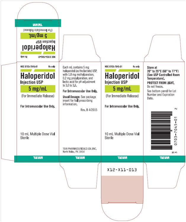 Haloperidol Injection USP 5 mg/mL, 10 mL Multiple Dose Vial Carton