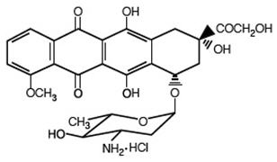 epirubicin hydrochloride structural formula