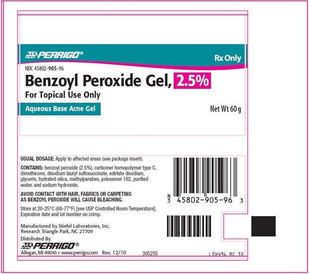 Benzoyl Peroxide Gel, 2.5% Tube