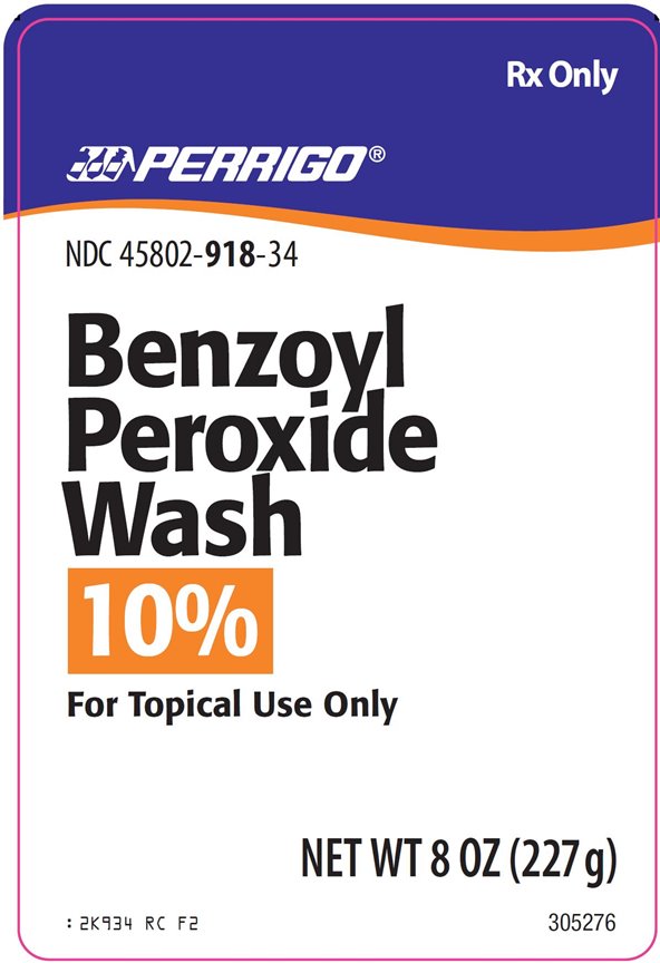 Benzoyl Peroxide Wash 10% Front Label