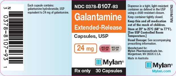 Galantamine Extended-Release Capsules, USP 24 mg Bottle Label