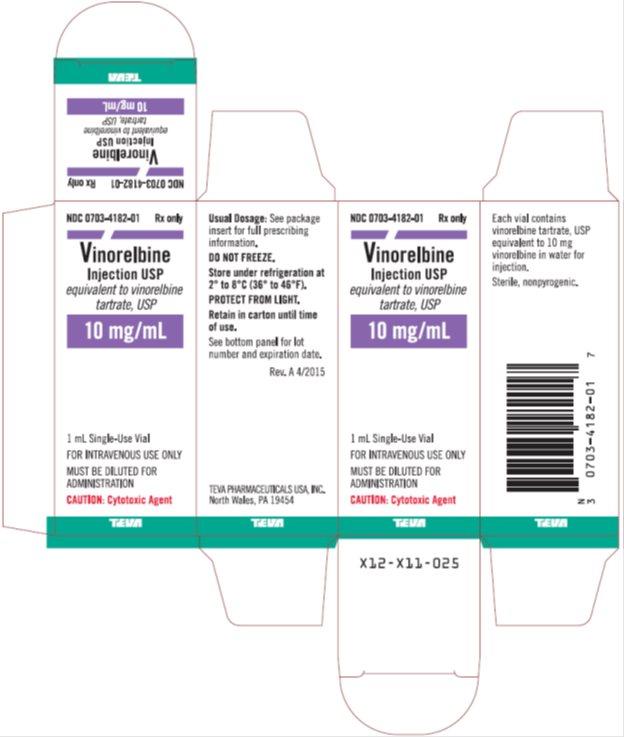 Vinorelbine Injection USP 10 mg/mL, 1 mL Single-Use Vial, Carton