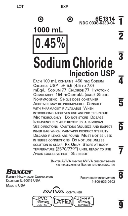 Sodium Chloride Representative Container Label  0338-6333-04