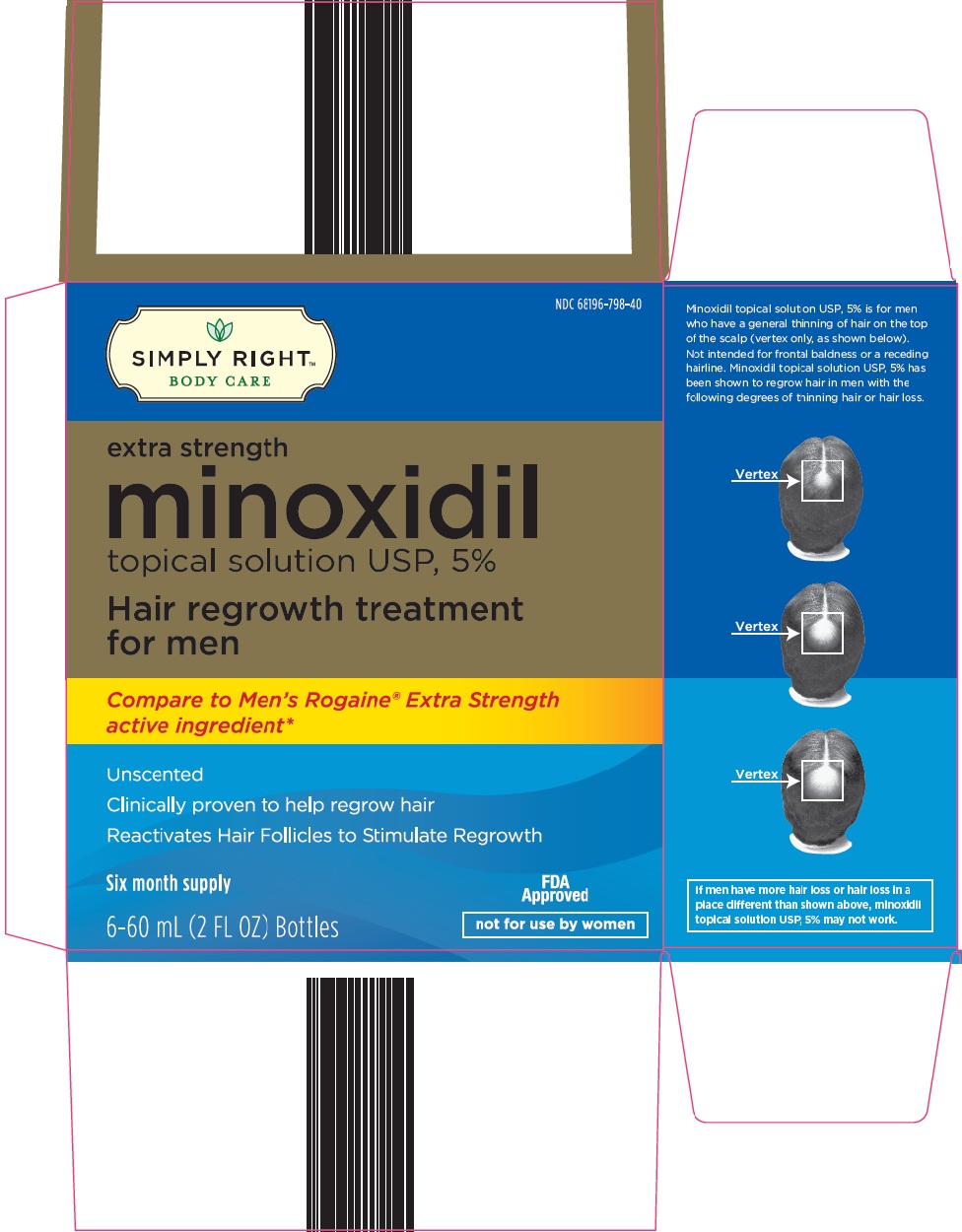 Simply Right Minoxidil Topical Solution Image 1