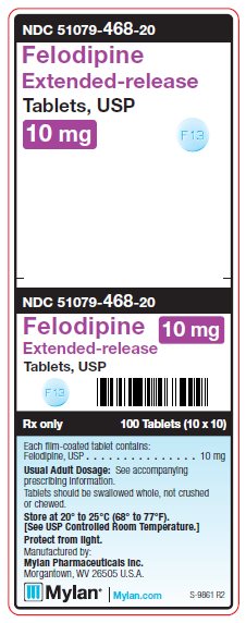 Felodipine E.R. 10 mg Tablets Unit Carton Label