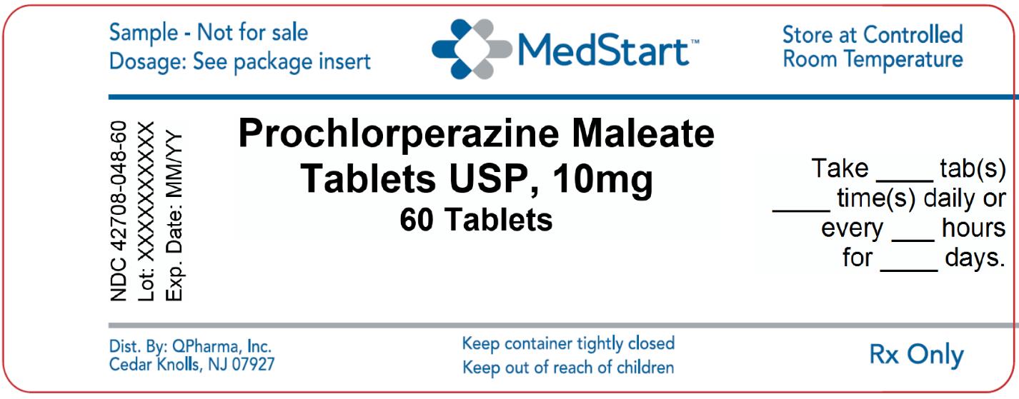 42708-048-60 Prochloperazine Maleate Tablets USP 10mg x 60 V3
