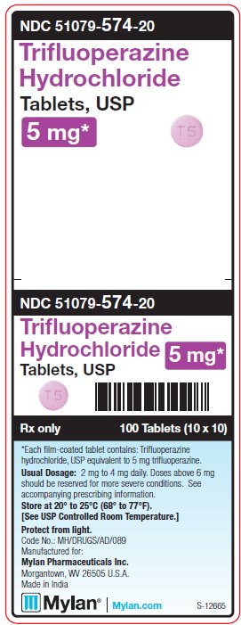 Trifluoperazine Hydrochloride 5 mg Tablets Unit Carton Label