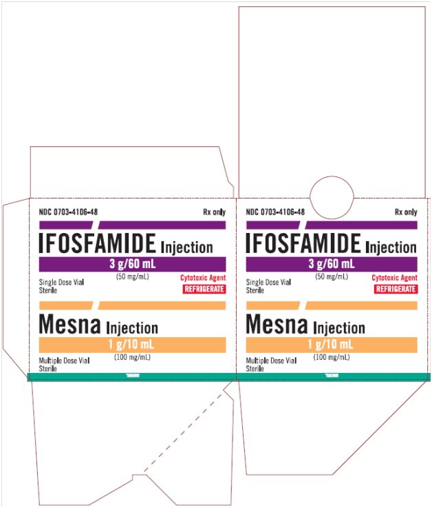 Ifosfamide Injection 3 g/60 mL, X 2 and Mesna Injection 1 g/10 mL, X 6 Kit Carton, Part 1 of 2