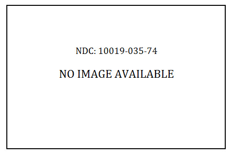 Representative Carton Label Image Not Available For NDC 10019-035-74