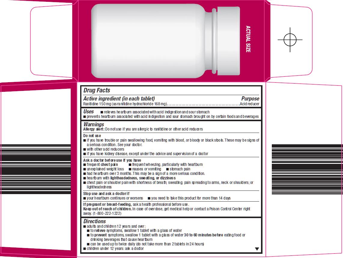 Ranitidine Tablets USP, 150 mg Carton Image 2