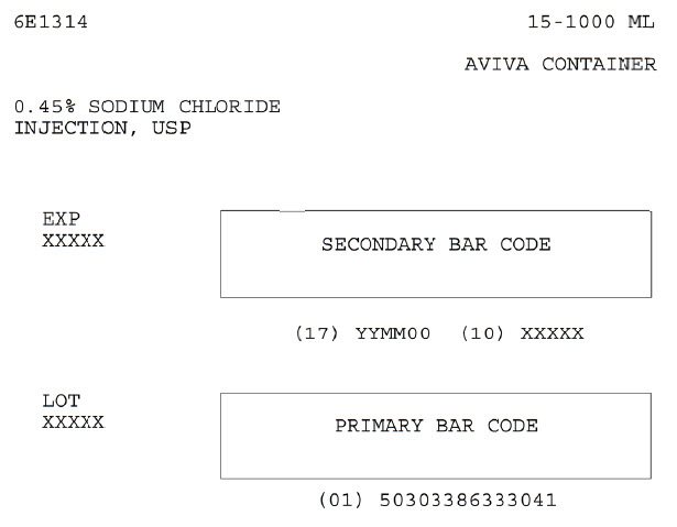 Sodium Chloride Representative Carton Label 0338-6333-04