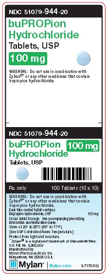 Bupropion Hydrochloride 100 mg Tablets Unit Carton Label