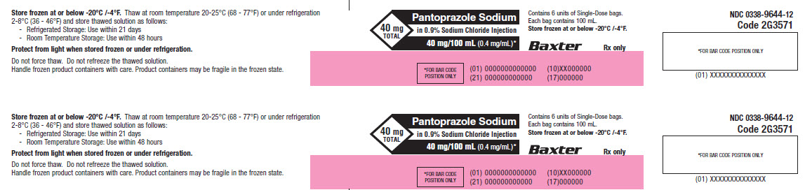 Pantoprazole Representative Carton Label 1 of 2 0338-9644-12