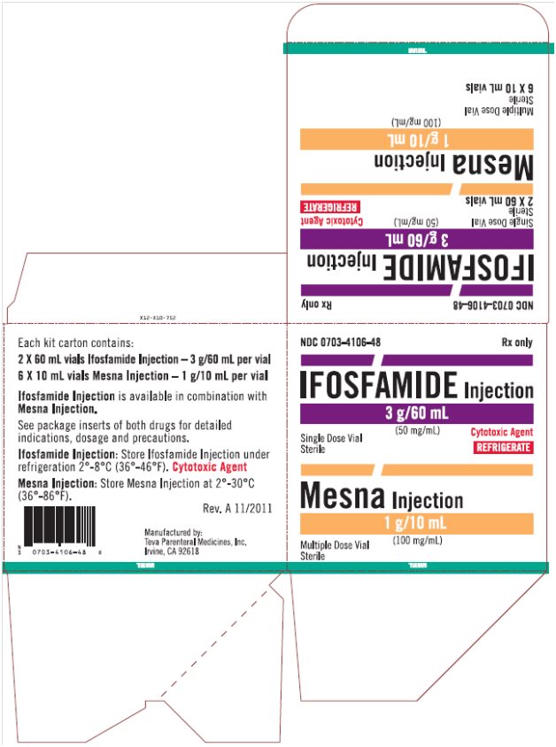Ifosfamide Injection 3 g/60 mL, X 2 and Mesna Injection 1 g/10 mL, X 6 Kit Carton, Part 2 of 2