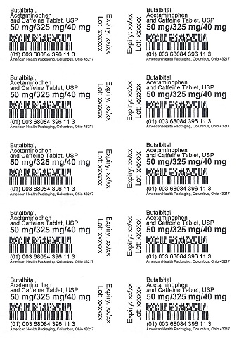 50-325-40 mg Butalbital APAP Caffeine Tablet Blister