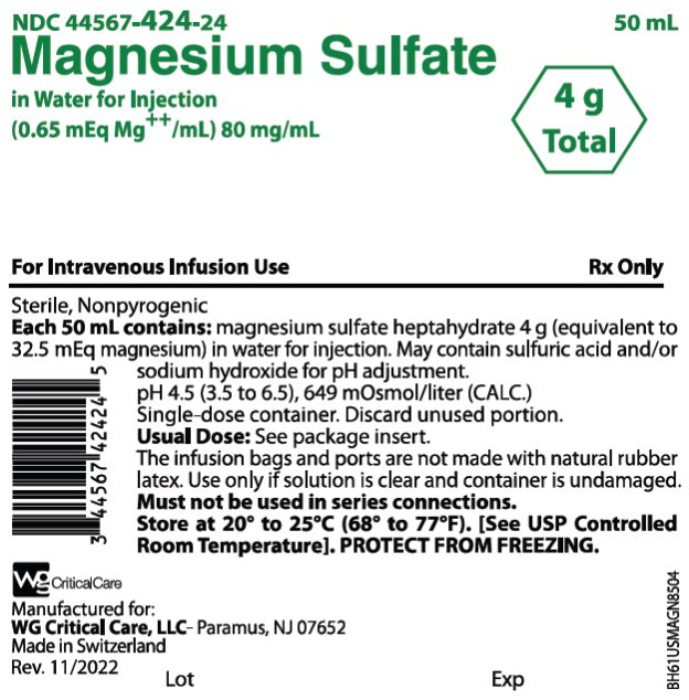 Magnesium Sulfate in WFI 4 g (80 mg/mL) bag image