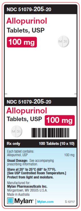 Allopurinol 100 mg Tablets Unit Carton Label