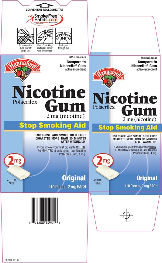 Nicotine Polacrilex Gum 2 mg (nicotine) Carton Image 1