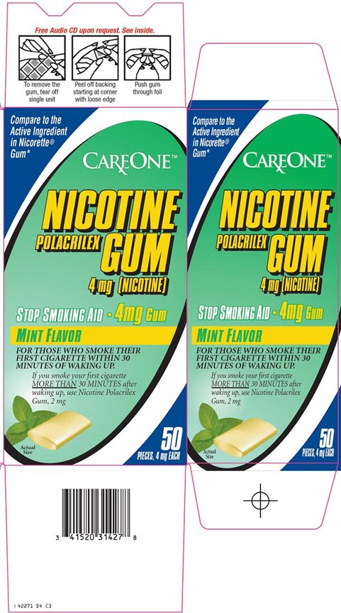 Nicotine Polacrilex Gum 4mg (Nicotine) Carton Image 1