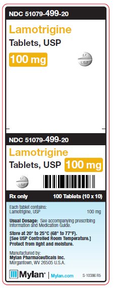 Lamotrigine 100 mg Tablets Unit Carton Label