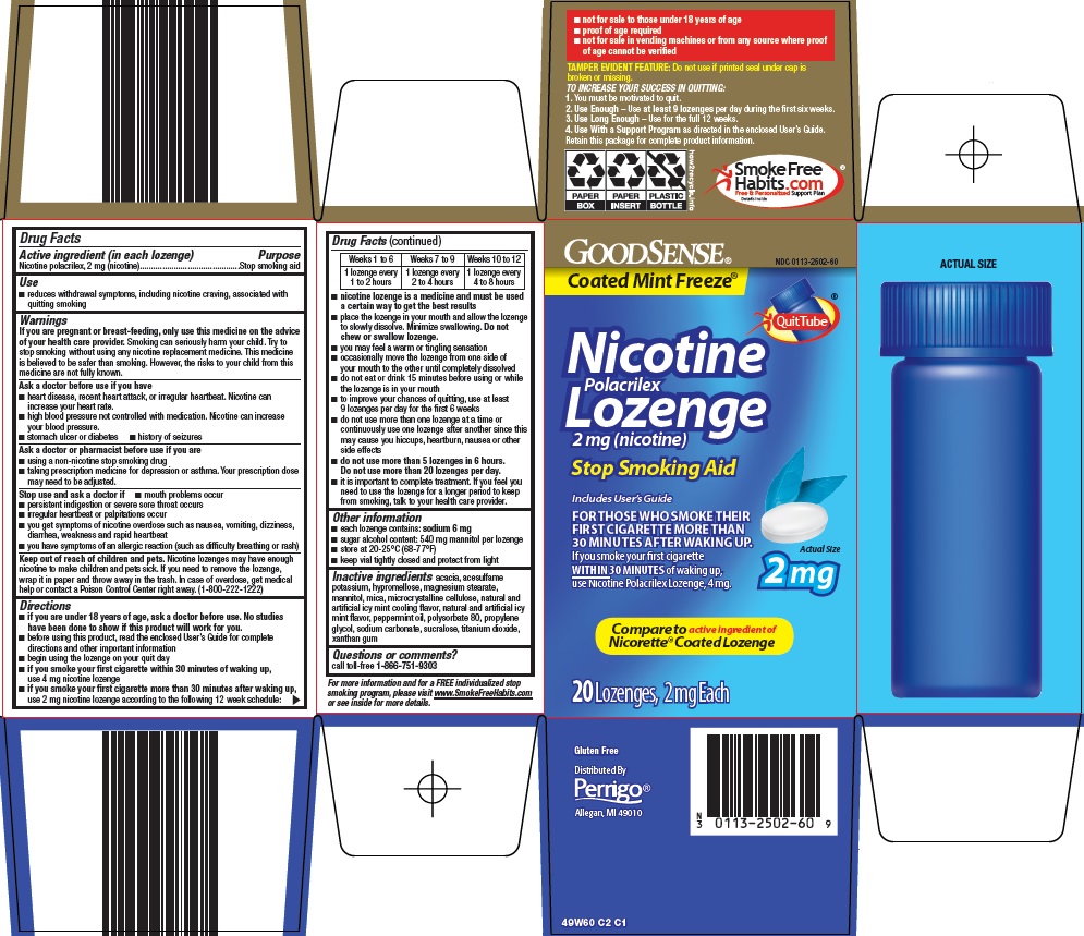 nicotine polacrilex lozenge 2 mg
