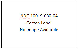 NDC 10019-030-04 Carton Label