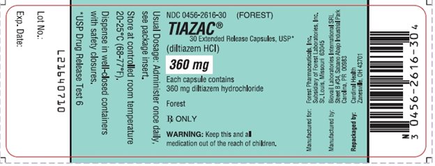 Tiazac Label