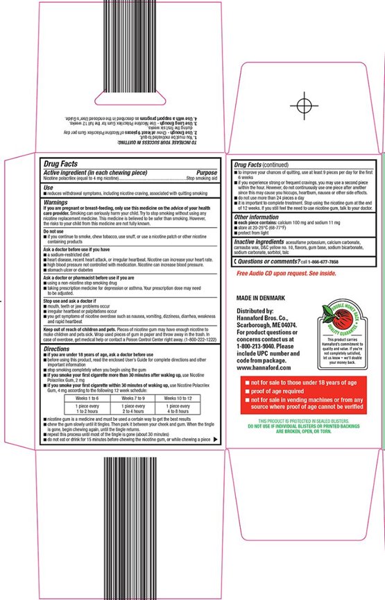 Nicotine Polacrilex Gum 4 mg (nicotine) Carton Image 2