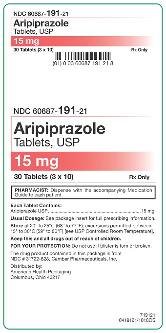 15 mg Aripiprazole Tablets Carton