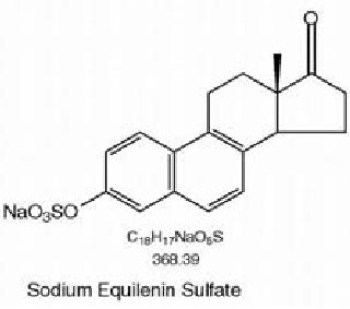 sodium equilenin sulfate structural formula