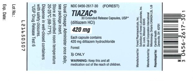 Tiazac 420mg Label