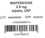 0.5 mg card label