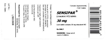 Sensipar 30 mg label
