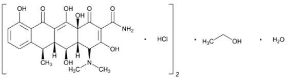 Doxycycline Hyclate Structural Formula 