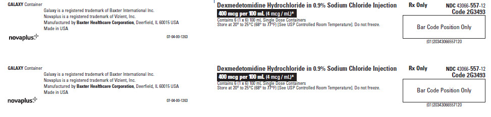 Dexmed Representative Container Label 43066-557-24 2 of 2