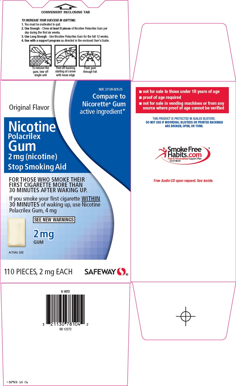 Safeway Inc. Nicotine Polacrilex Gum 2 mg (nicotine).jpg
