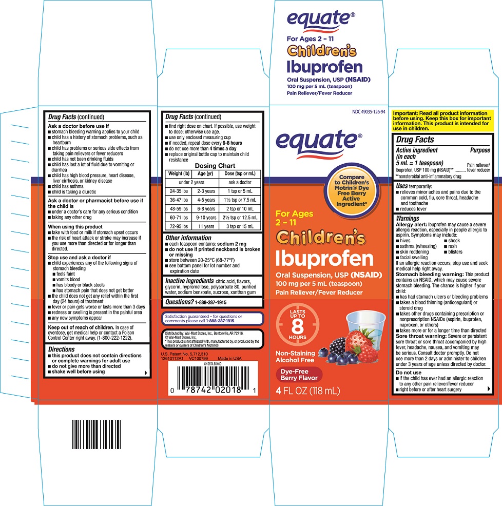 equate - berry - carton label