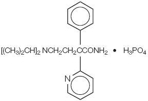 Disopyramide Phosphate Structural Formula