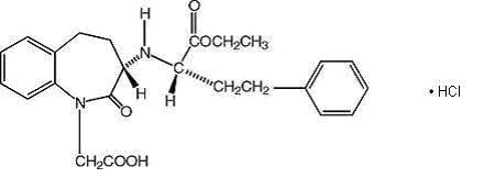 benazepril hydrochloride structural formula