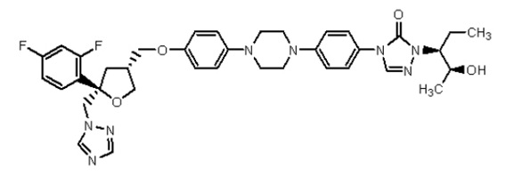 Posaconazole chemical structure