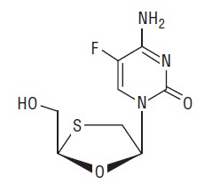 structure emtricitabine