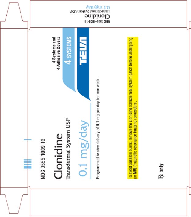 Clonidine Transdermal System USP 0.1 mg/day, 4 Systems and 4 Adhesive Covers Carton, Part 1 of 2