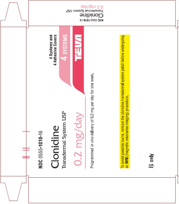 Clonidine Transdermal System USP 0.2 mg/day, 4 Systems and 4 Adhesive Covers Carton, Part 1 of 2