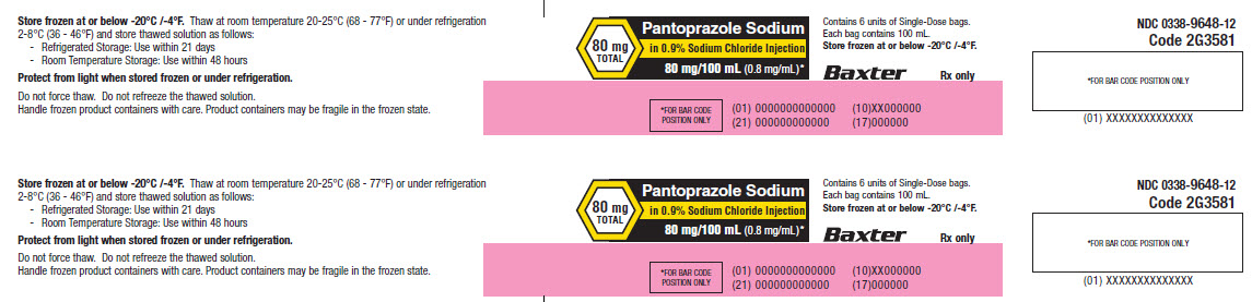 Pantoprazole Representative Carton Label 1 of 2 0338-9648-12